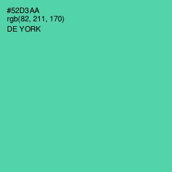 #52D3AA - De York Color Image